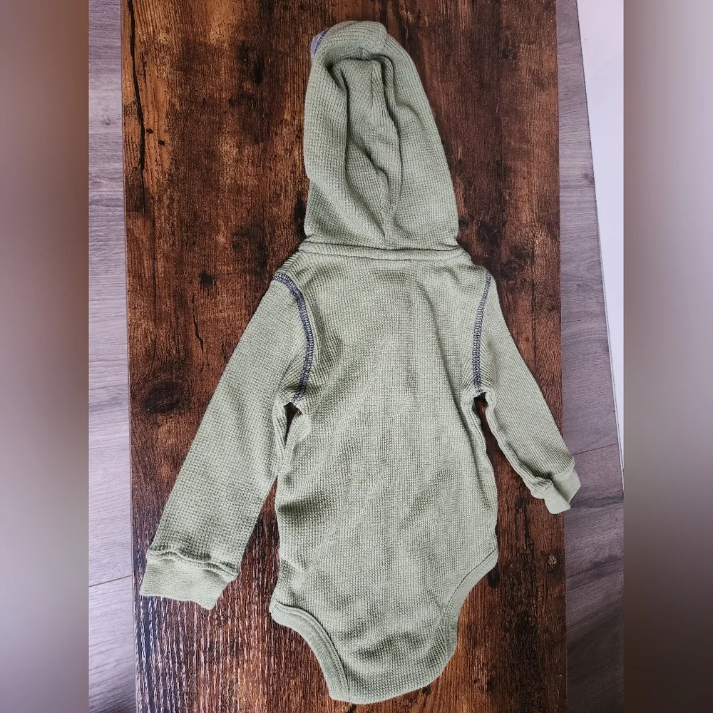 Lucky Brand Hooded Onesie‎ & Pants Outfit 6-9M